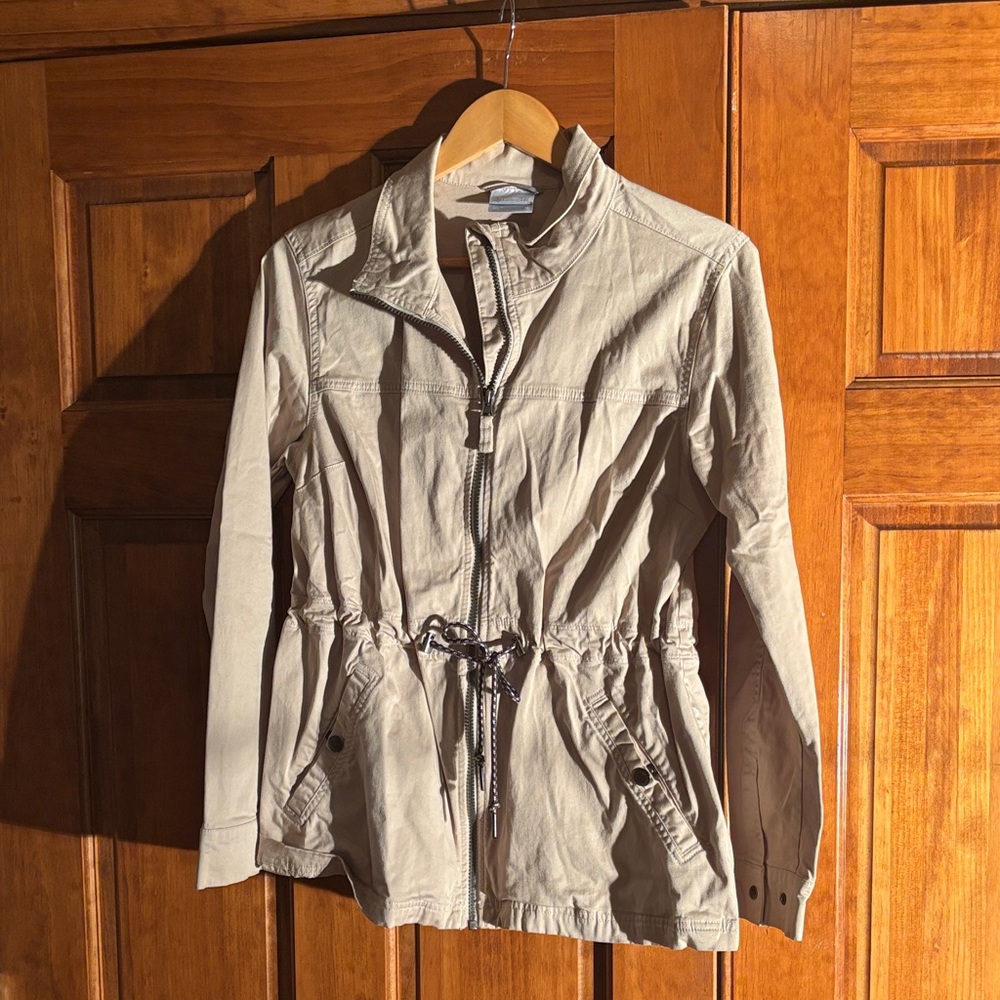 Women's Beige Utility Jacket